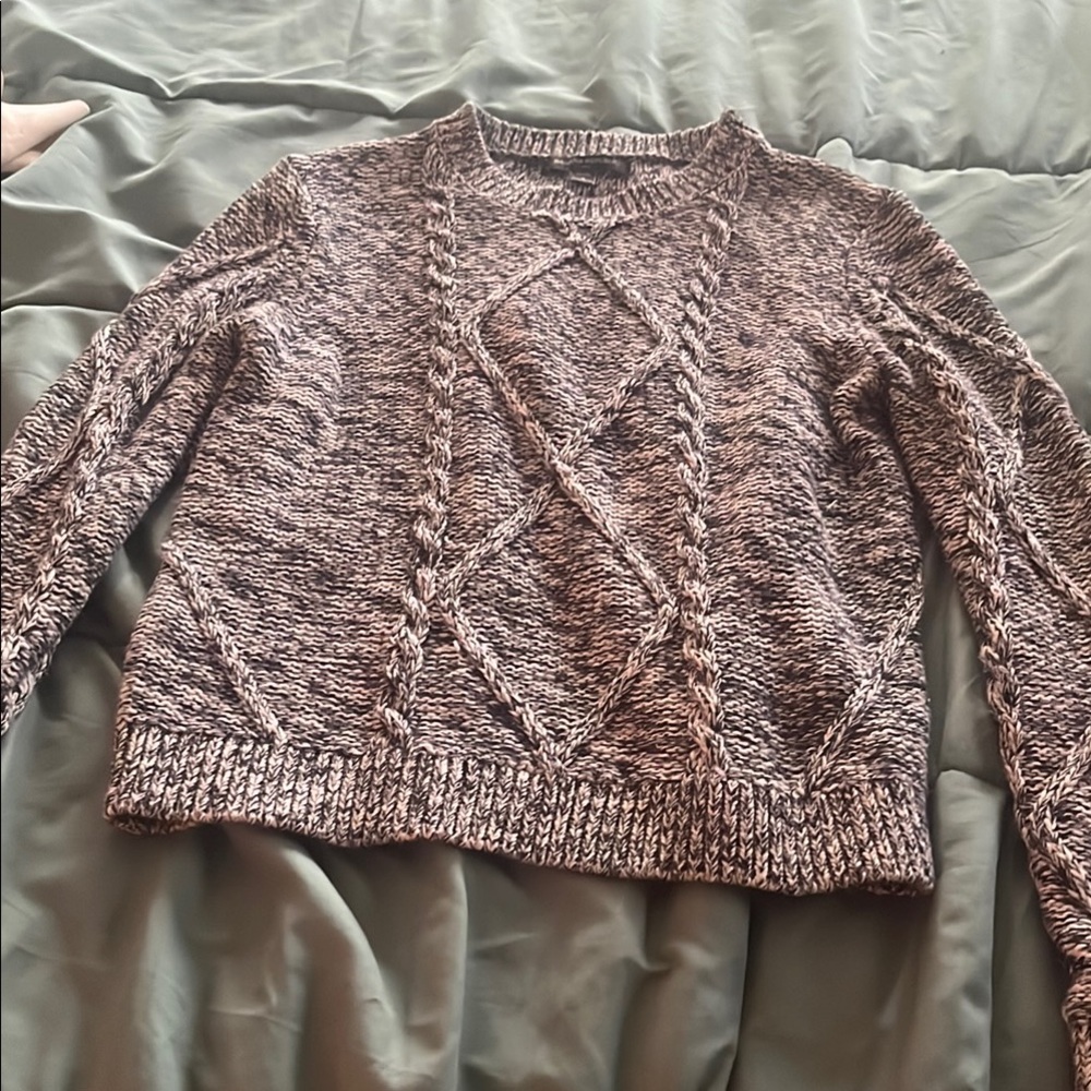 Women knit sweater